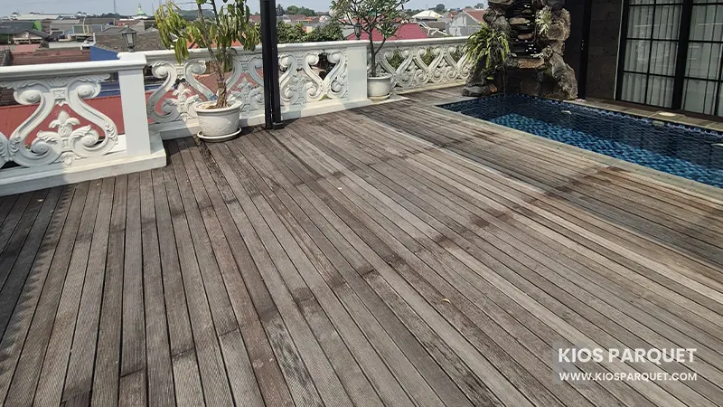 decking kayu ulin nusa tenggara