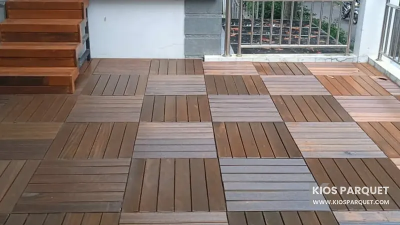 decking kayu bengkirai