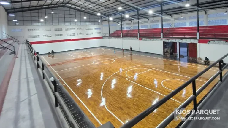kiosparquet lantai kayu lapangan basket