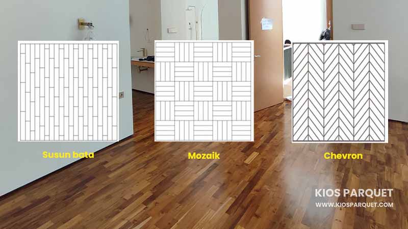 pola pasang lantai kayu jati