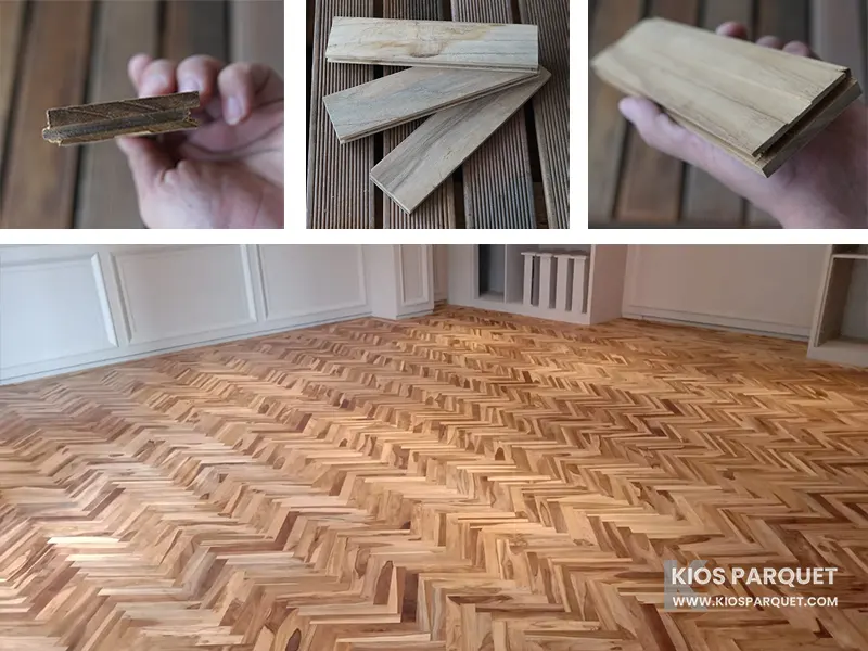 Parket Lantai Kayu Jati Grade C