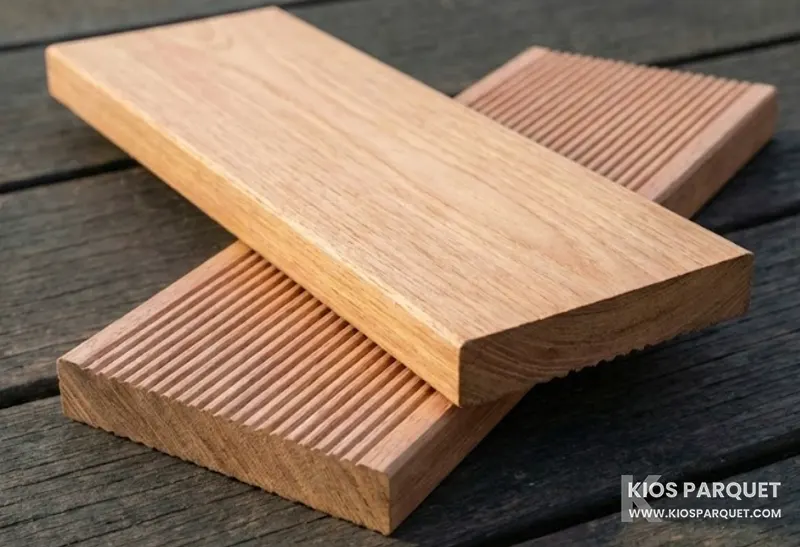 Decking kayu Bengkirai